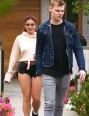 Ariel Winter Leggy in Shorts Out House Hunting in Studio City