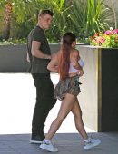 Ariel Winter Leggy in Shorts and Tank Top out in LA