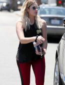 Ashley Benson Leaving a Gym in Los Angeles