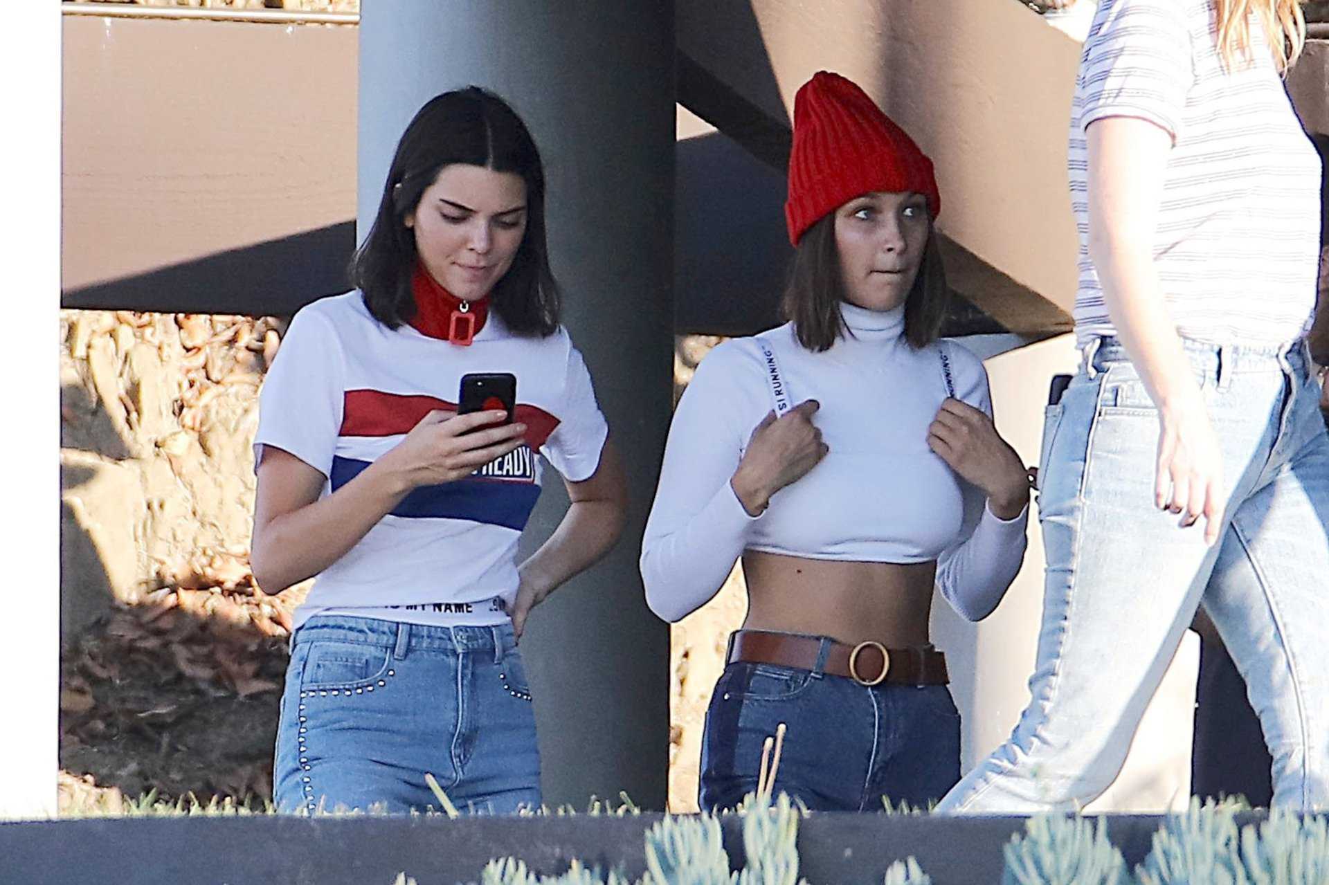 Bella-Hadid-Upskirt-and-Kendall-Jenner-12
