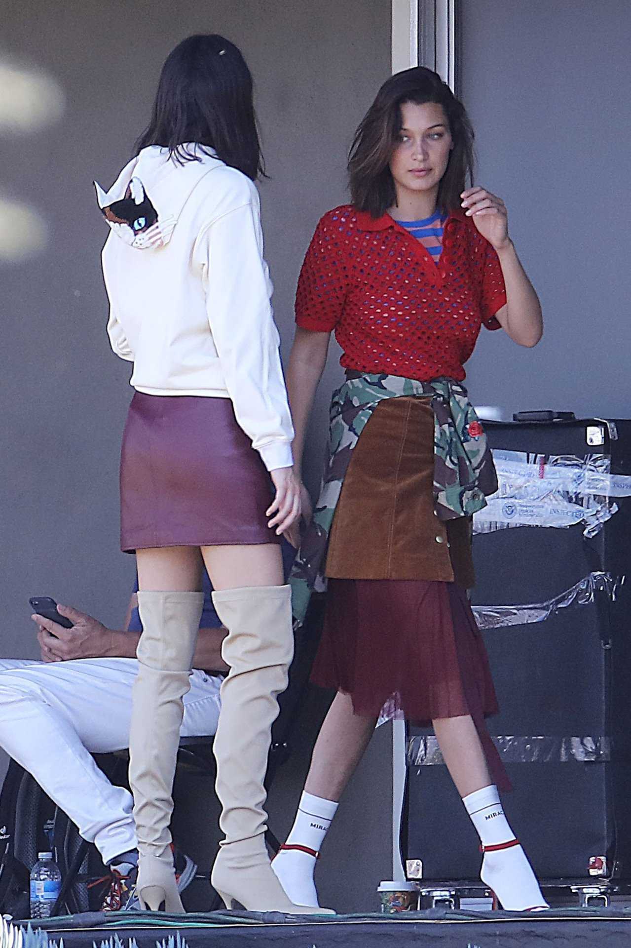 Bella-Hadid-Upskirt-and-Kendall-Jenner-9