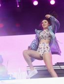 Charli XCX Performing at 2017 Governors Ball Music Festival in NYC