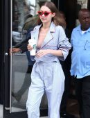 Gigi Hadid Braless Out in NYC