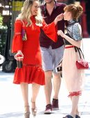 Hilary Duff On the Set of 'Younger' in NYC