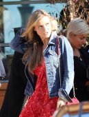 Joanna-Krupa-Outside-Soho-Beach-House-in-Malibu-1