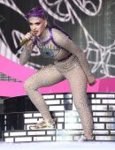 Katy Perry Performing Onstage at Glastonbury Festival in Pilton