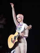Katy Perry Performing Onstage at Glastonbury Festival in Pilton