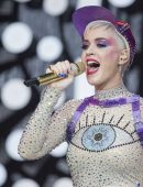 Katy Perry Performing Onstage at Glastonbury Festival in Pilton