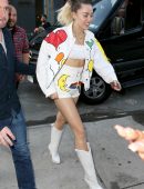 Miley Cyrus Leaving the Tonight Show with Jimmy Fallon in NYC