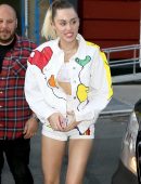 Miley Cyrus Leaving the Tonight Show with Jimmy Fallon in NYC