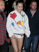 Miley Cyrus Leaving the Tonight Show with Jimmy Fallon in NYC