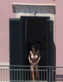 Natasha Oakley in Bikini on Holidays in Taormina