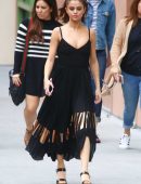 Selena Gomez Nipple and Sideboob Out and About in Los Angeles