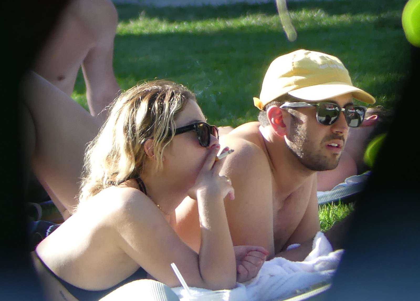 Ashley-Benson-in-Black-Bikini-1