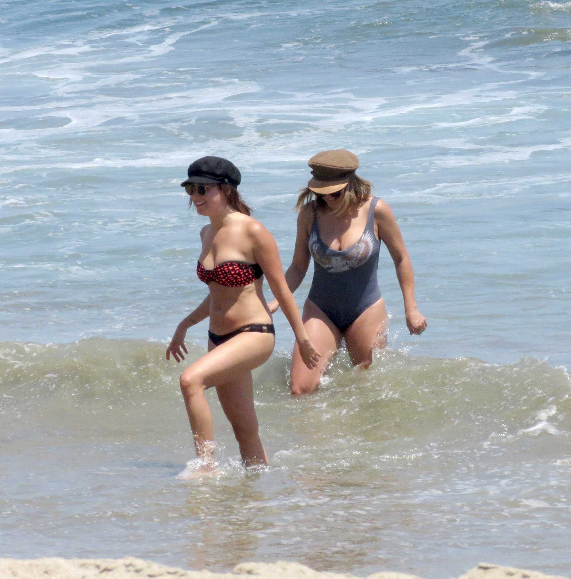 Ashley Tisdale – Bikini Candids in Malibu