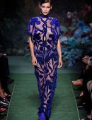 Bella Hadid in See-Through Dress at Haute Couture Fashion Week in Paris