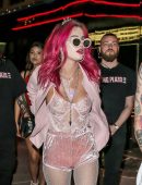 Bella Thorne Braless See-Through Candids in New York