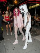 Bella Thorne Braless See-Through Candids in New York