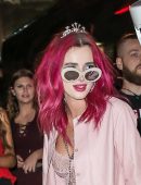 Bella Thorne Braless See-Through Candids in New York