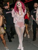 Bella Thorne Braless See-Through Candids in New York