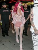 Bella Thorne Braless See-Through Candids in New York