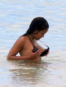 Christina Milian – Nipslip Candids in Miami Beach