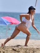 Eva Longoria – Bikini Candids in Marabella