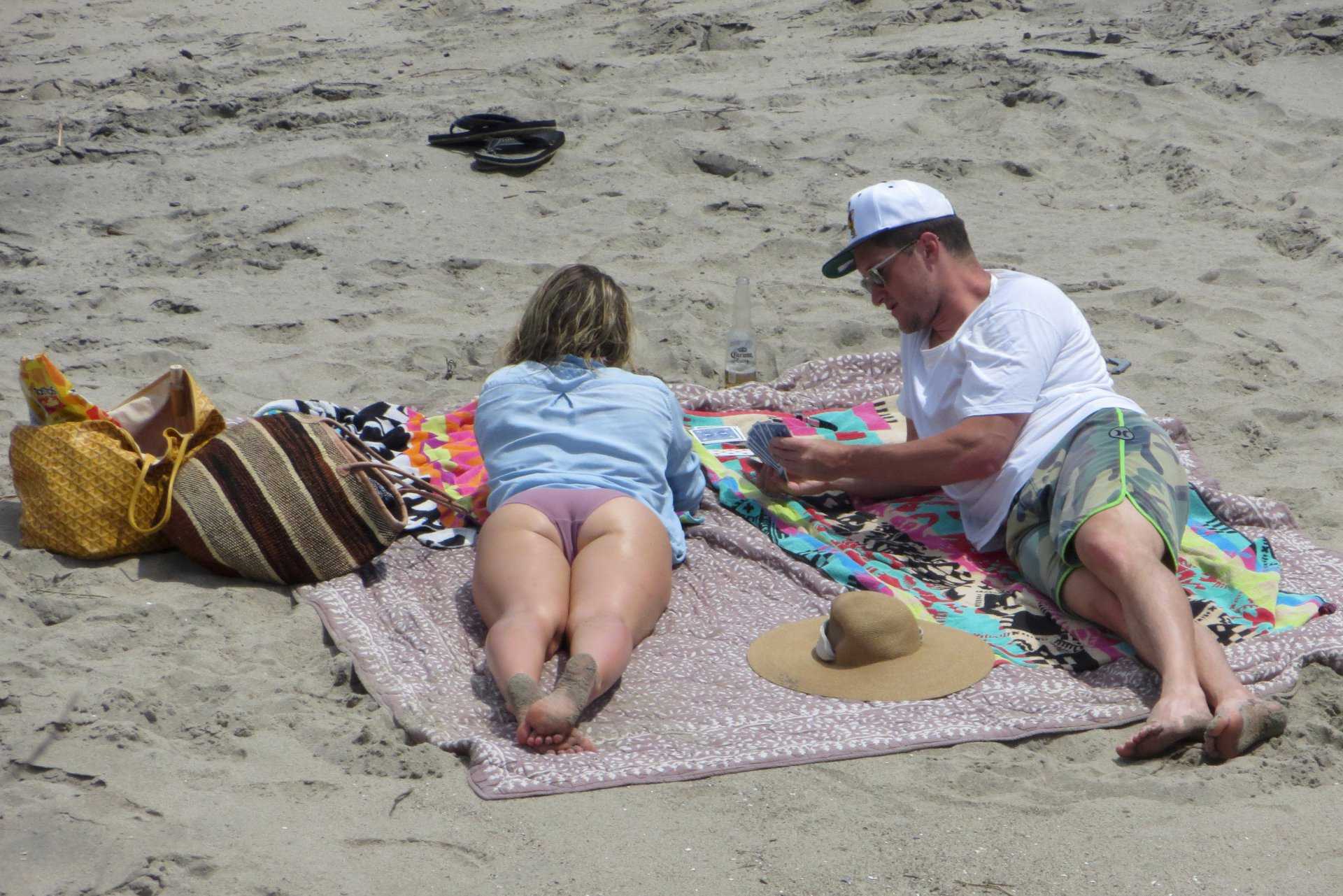 Hilary Duff – Bikini Candids in Malibu