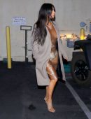 Kim Kardashian Going Out for Dinner in Calabasas