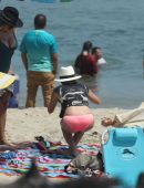 Ashley Tisdale in Bikini at the Beach in Malibu
