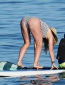 Hilary Duff Booty in Swimsuit in Hawaii