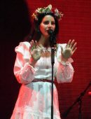 Lana Del Rey Upskirt, Performing at Way Out West Festival in Gothenberg