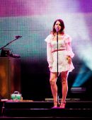 Lana Del Rey Upskirt, Performing at Way Out West Festival in Gothenberg