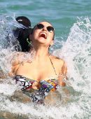 Lola Ponce – Bikini Candids in Miami