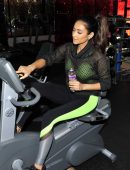 Shay Mitchell at SoFit Gym in Los Angeles
