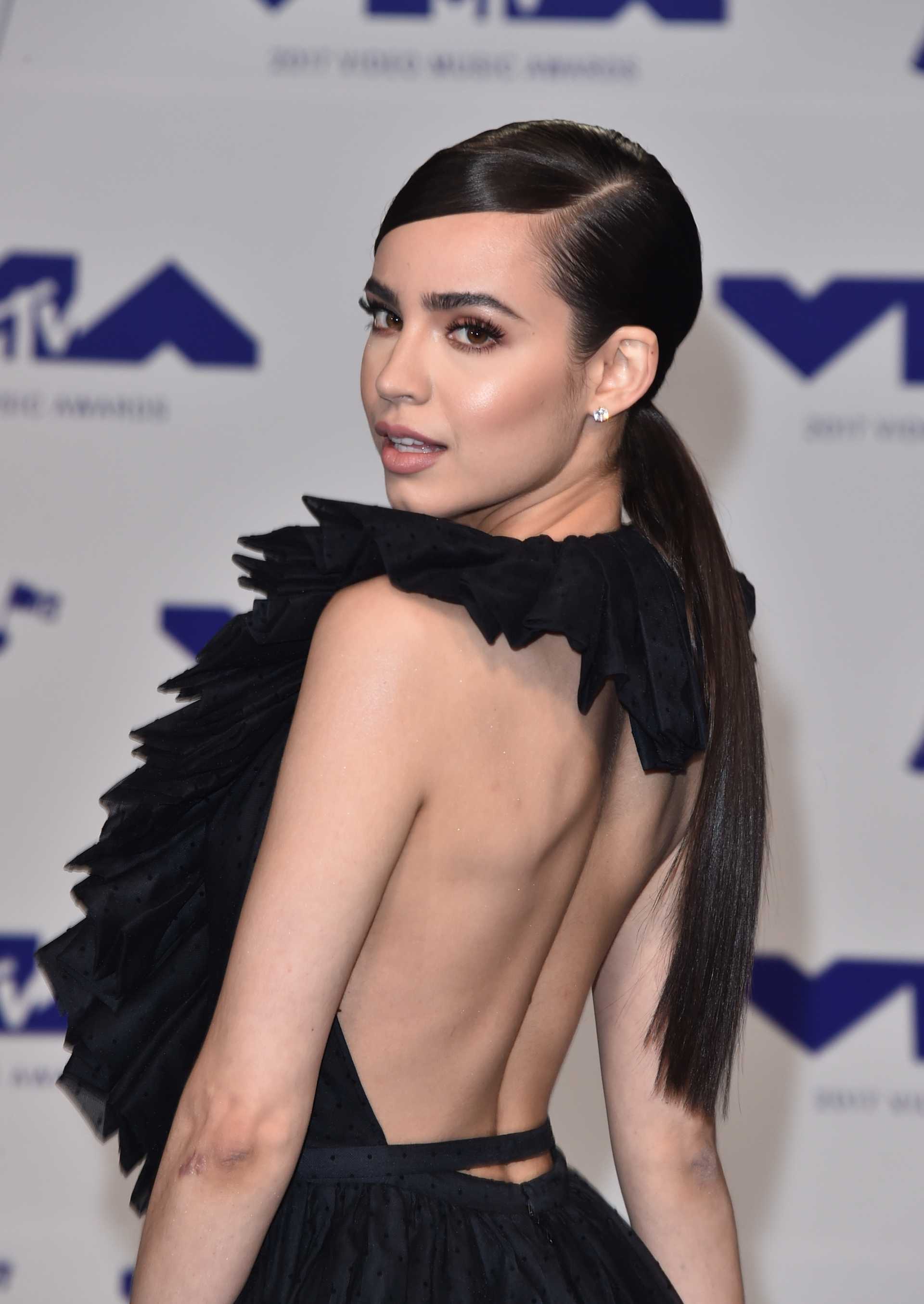 Sofia Carson at 2017 MTV Video Music Awards in LA