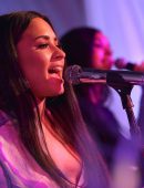 Demi Lovato at Private Performance for Spotify Superfans in LA