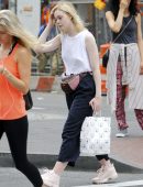 Elle Fanning Out and About in NYC