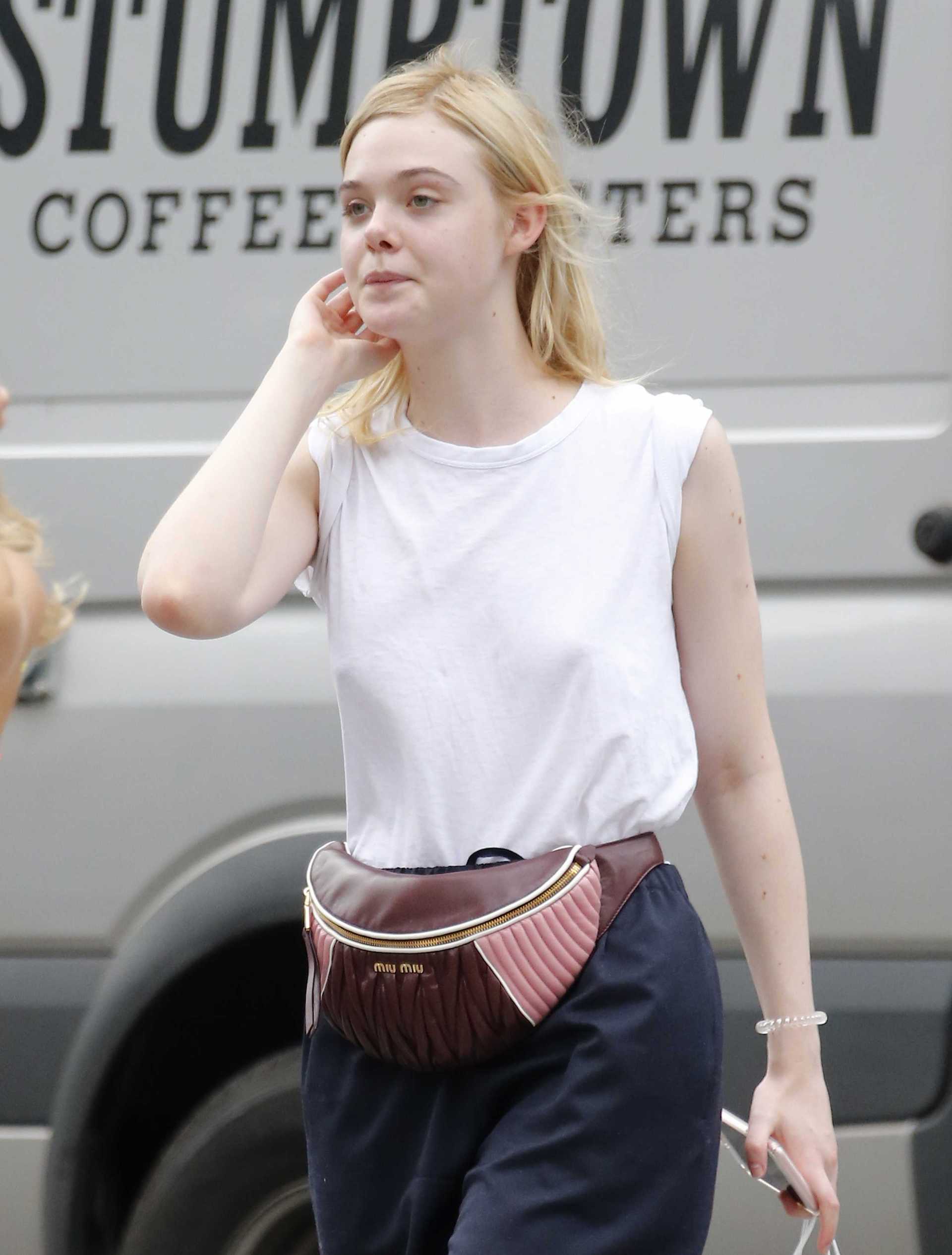 Elle Fanning Out and About in NYC