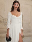 Emily Ratajkowski Upskirt at the Christian Dior Show in Paris