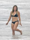 Hilary Duff in Bikini at a Beach in Malibu