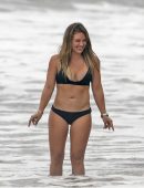 Hilary Duff in Bikini at a Beach in Malibu