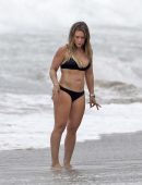 Hilary Duff in Bikini at a Beach in Malibu