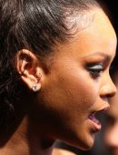 Rihanna at Fenty Beauty Photocall at Jardin des Tuileries in Paris, France