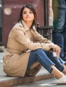 Selena Gomez on the Set of a Woody Allen Movie in NYC