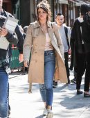 Selena Gomez on the Set of a Woody Allen Movie in NYC