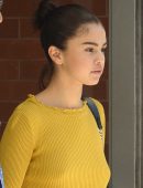 Selena Gomez Braless Out and About in New York