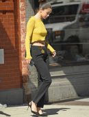 Selena Gomez Braless Out and About in New York