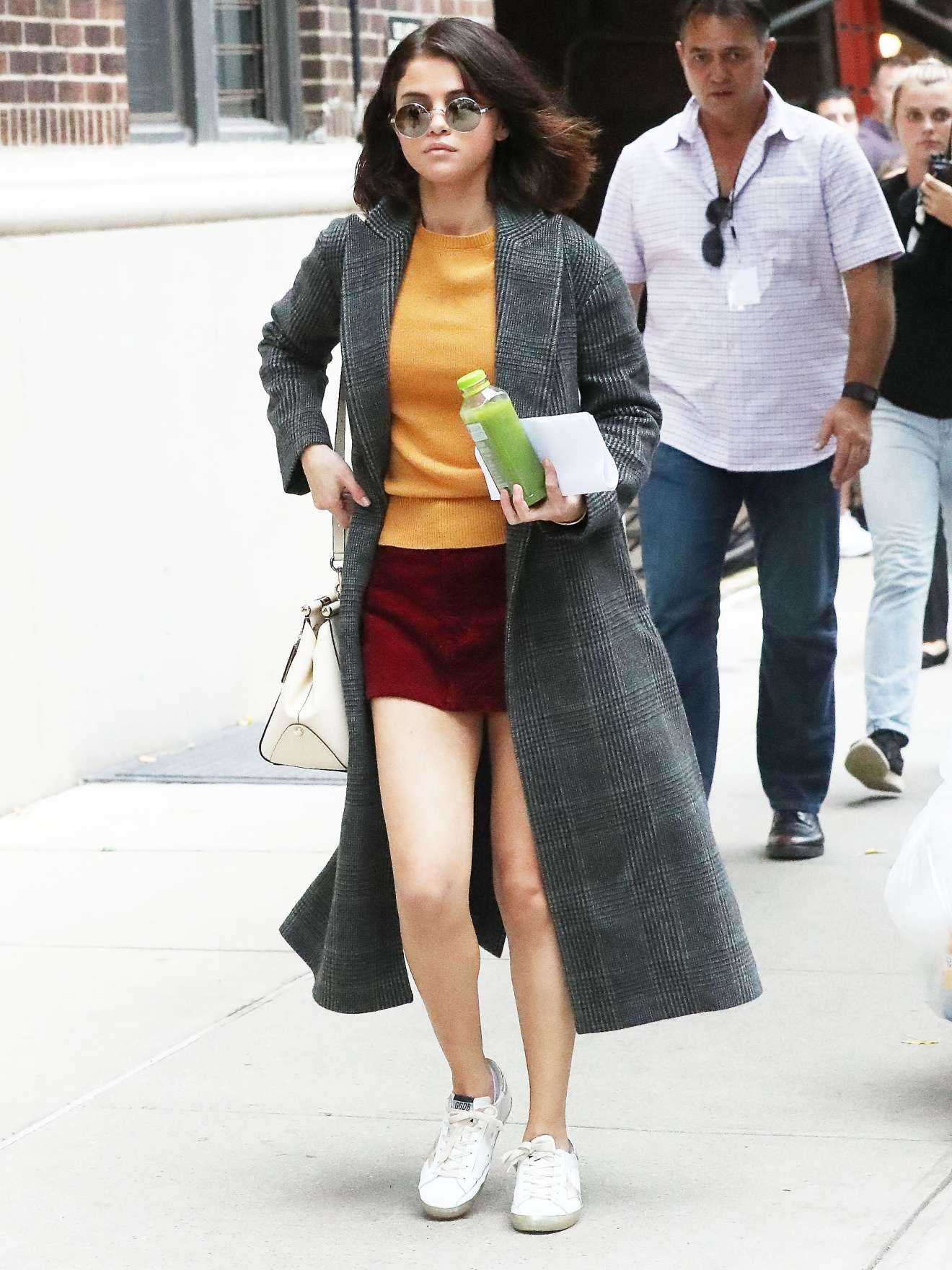 Selena Gomez Leggy Out and About in NYC
