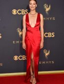 Yvonne Strahovski at 69th Annual Primetime Emmy Awards in LA